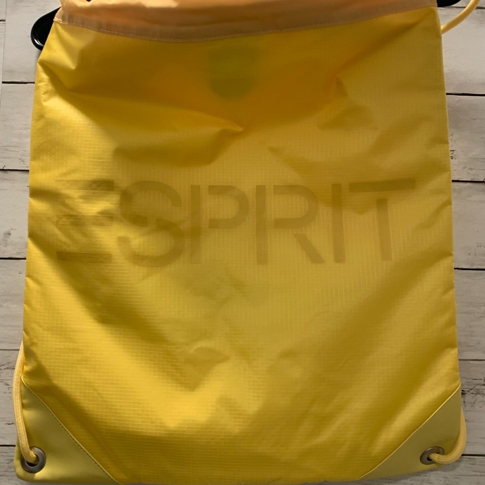 Esprit drawstring bag, also known as a Turnbeutel or gym bag